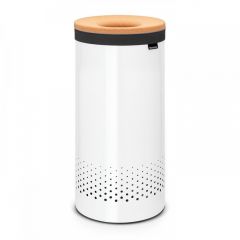 Brabantia CORK Καλάθι Απλύτων Μεταλλικό  35 Lt. I White