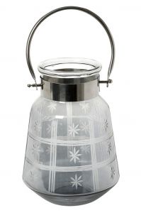 ESPIEL ΦΑΝΑΡΙ ΓΥΑΛΙΝΟ ΓΚΡΙ 18Χ26 ΚΩΔΙΚΟΣ: DAR111