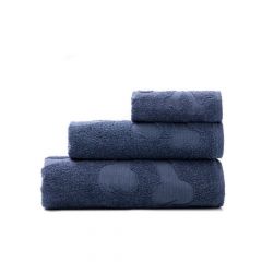 Scalpers Home Πετσέτες Χεριών/Προσώπου/Μπάνιου Βαμβακερές Μπλε Σετ 3 Τμχ 70x140