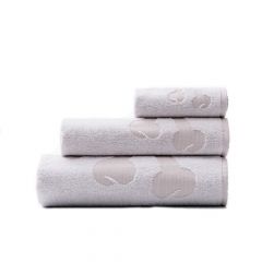 Scalpers Home Πετσέτες Χεριών/Προσώπου/Μπάνιου Βαμβακερές Λευκές Σετ 3 Τμχ 70x140