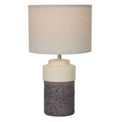 Espiel Επιτραπέζιο Φωτιστικό Κεραμικό Μπεζ/Γκρι 41,5 Εκ. Κωδικός: HAP403