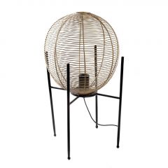 Espiel Φωτιστικό Δαπέδου Μεταλλικό Χρυσό/Μαύρο 30x54,5 Εκ. Κωδικός: FUT401