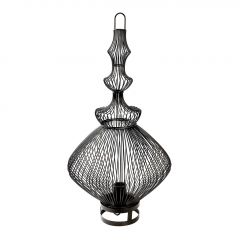 Espiel Επιτραπέζιο Φωτιστικό Μεταλλικό Μαύρο 35x62 Εκ. Κωδικός: FUT410