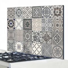 Ango Grey Azulejos Πάνελ Αλουμινίου Εστίας (86210) 