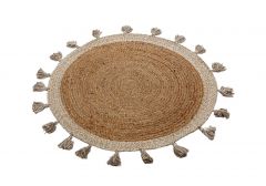 Espiel Χαλί Με Κρόσσια Seagrass Natural 60x60 Κωδικός: KUF115