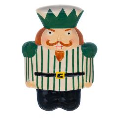 Iliadis Βεραμαν Ριγε Κεραμικη Πιατελα Σε Σχημα Καρυοθραυστη 25Χ18Χ3Εκ 