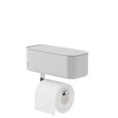 Tiger 2-STORE Χαρτοθήκη Επιτοίχια Με Αποθηκευτικό Χώρο 24,9x11x15,4 I White