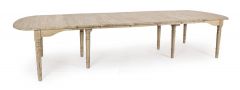 Bizzotto Bedford Επεκτεινόμενο Τραπέζι Φαγητού Ξύλινο Natural 152-382x120x78