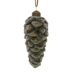 Iliadis Σετ 6 Πρασινη Αντικε Κρεμαστη Κουκουναρα 6Χ13Εκ 