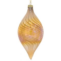 Iliadis Σετ 4 Σαμπανι Γυαλινη Μπαλα Δακρυ 7Χ16Εκ 