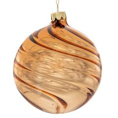 Iliadis Σετ 4 Χρυση Γυαλινη Μπαλα 10Εκ 