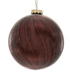 Iliadis Σετ 4 Μπορντο Γυαλινη Μπαλα 10Εκ 