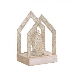 ESPIEL ΚΗΡΟΠΗΓΙΟ "ΕΛΑΤΑΚΙΑ" ΜΕΤΑΛΛΙΚΟ ΑΝΤΙΚΕ ΕΚΡΟΥ/ΣΑΜΠΑΝΙ 10,5X9,5X16,5 ΚΩΔΙΚΟΣ: MRA119K4