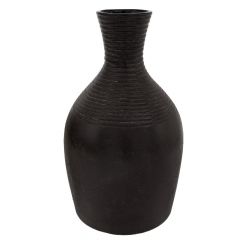 Iliadis Βάζο Κεραμικό Μαύρο Φ27x45 Εκ. 