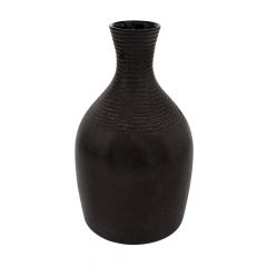 Iliadis Βάζο Κεραμικό Μαύρο Φ21x37 Εκ. 