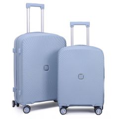 Iliadis Βαλίτσες Με 4 Ρόδες Σιέλ Σετ 2 Τμχ 64x43x25 Εκ 