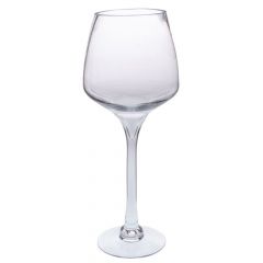 Iliadis Βάζο "Ποτήρι" Γυάλινο Διάφανο Φ15x40 Εκ 