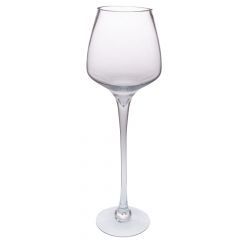 Iliadis Βάζο "Ποτήρι" Γυάλινο Διάφανο Φ15x50 Εκ. 