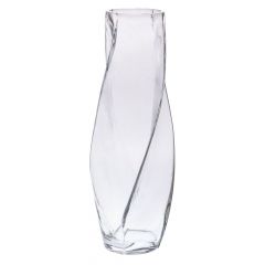 Iliadis Βάζο Γυάλινο Διάφανο 11x7x28 Εκ.