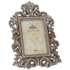 Iliadis Κορνίζα Polyresin Ασημί 10x15 Εκ.