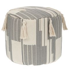 Iliadis Υφασματινο Πουφ 35Χ30Εκ Στρογγυλο 