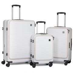 Iliadis Βαλίτσες Με 4 Ρόδες Λευκές Σετ 3 Τμχ 50-61-71 Εκ.