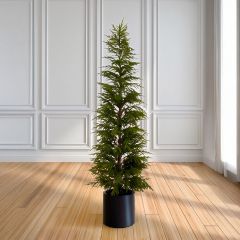 Iliadis Real Touch Ελατο 210Εκ Σε Μαυρο Κασπω 