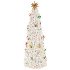 Iliadis Χιονισμενο Πολυρεζιν Κουρδιστο Δεντρο Με Μουσικη Και Κινηση 11Χ11Χ30Εκ 