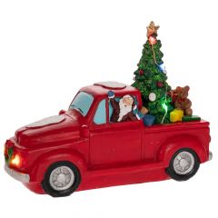 Iliadis Κοκκινο Πολυρεζιν Φωτιζομενο Αυτοκινητο Γεματο Με Δωρα 18Χ7Χ14Εκ Μπαταριας 