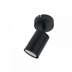 Inlight Μονόφωτο Σποτ Μεταλλικό Μαύρο 9081-1