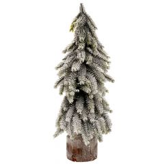 Iliadis Χιονισμενο Πρασινο Δεντρακι Σε Ξυλινη Βαση 35Εκ 