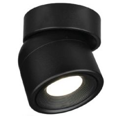 InLight Φωτιστικό Σποτ Οροφής LED 7W, 3000K , Μαύρο, D:9x9,3cm (9096-Black)