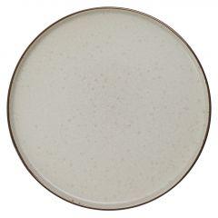 Day Ρηχό Πιάτο Φαγητού Reactive Glaze Stoneware Μπεζ Ø26,5 Εκ.