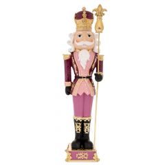 Iliadis Ροζ Πολυρεζιν Καρυοθραυστης Με Σκηπτρο 14Χ13Χ47Εκ 