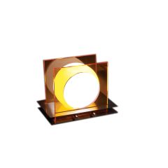 Sunlight Επιτραπέζιο Φωτιστικό Plexiglass/Γυάλινο Πορτοκαλί T-9135M-1Sn-O 