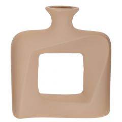 Iliadis Elephant Βάζο Κεραμικό Μπεζ 21x7x23 Εκ. 