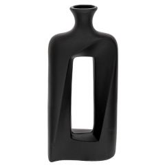 Iliadis Elephant Βάζο Κεραμικό Μαύρο 15x7x31 Εκ.