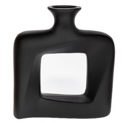 Iliadis Elephant Βάζο Κεραμικό Μαύρο 21x7x23 Εκ.