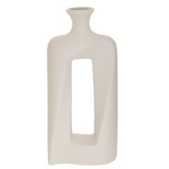Iliadis Elephant Βάζο Κεραμικό Λευκό 15x7x31 Εκ. 