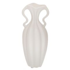 Iliadis Βάζο "Κολοκύθα" Κεραμικό Λευκό 13x30 Εκ. 