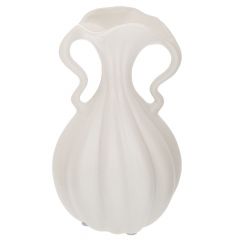 Iliadis Βάζο "Κολοκύθα" Κεραμικό Λευκό 14,5x14x24 Εκ. 