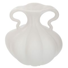 Iliadis Βάζο "Κολοκύθα" Κεραμικό Λευκό 17x15x17 Εκ. 