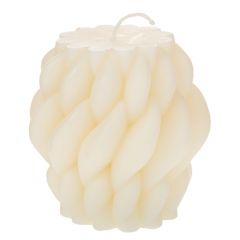 Iliadis Κερί "Πλεξούδα" Χειροποίητο Κρεμ Φ11x10 Εκ
