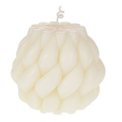 Iliadis Κερί "Πλεξούδα" Χειροποίητο Κρεμ Φ9x9,5 Εκ