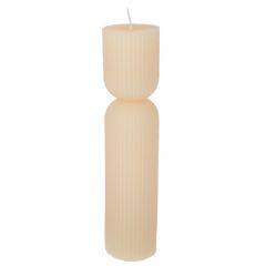 Iliadis Κερί Χειροποίητο Αρωματικό Κρεμ Φ5,5x23 Εκ