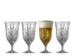 Lyngby Glas Ποτήρια Μπύρας Κρυστάλλινα Σετ 4 Τμχ 18 Εκ. 400 ml - Melodia Clear