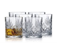 Lyngby Glas Ποτήρια Ουίσκυ Κρυστάλλινα Σετ 6 Τμχ 9 Εκ. 310 ml - Melodia Clear