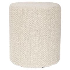 Iliadis Σκαμπώ Υφασμάτινο Κρεμ Φ34x37 Εκ. 