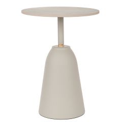 Iliadis Βοηθητικό Τραπέζι Μεταλλικό/Κεραμικό Γκρι Φ40x52 Εκ 