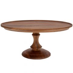 Iliadis Ξυλινος Οβαλ Δισκος Σερβιρισματος Με Ποδι 26Χ16Χ11,5Εκ 